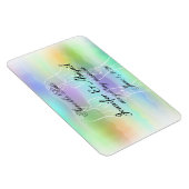 Pastel Regenboog Bruiden Bruiloft Save the Date Magneet (Rechterzijde)