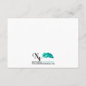 Pastel Regenboog Bruidsmeisjes Huwelijksinzetstuk  Informatiekaartje (Achterkant)