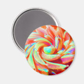Pastel Regenboog Bubble Ocean Zee Anemone Art Magn Magneet (Voorkant / Achterkant)