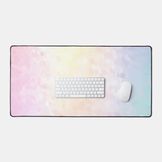 Pastel Regenboog Bureaumat (Keyboard & Muis)