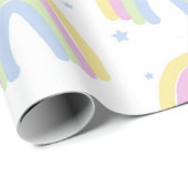Pastel Regenboog Cadeaupapier (Rol Hoek)