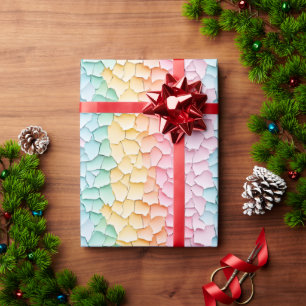 Pastel Regenboog Cadeaupapier