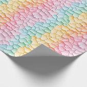 Pastel Regenboog Cadeaupapier (Hoek)