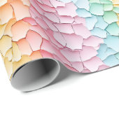 Pastel Regenboog Cadeaupapier (Rol Hoek)