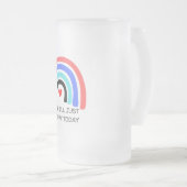 Pastel Regenboog Citatemok Matglas Bierpul (Voorkant rechts)