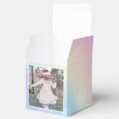  Pastel Regenboog Custom Verjaardag Meisje Foto Bedankdoosjes (Geopend)