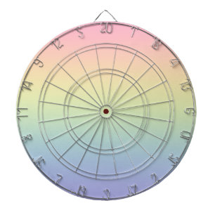 Pastel Regenboog Dartbord