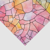 Pastel Regenboog Decoupage Tissuepapier (Detail)