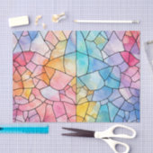 Pastel Regenboog Decoupage Tissuepapier (Craft)