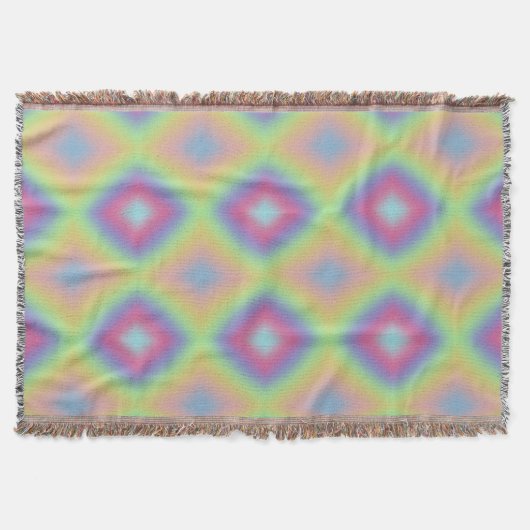 Pastel Regenboog Deken (Voorkant)