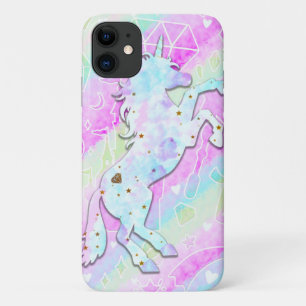 Pastel Regenboog Diamanten & Sterren Magische Eenh Case-Mate iPhone Case