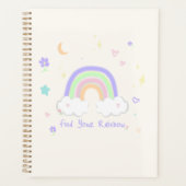 Pastel Regenboog Dromen Dagelijkse Planner (Voorkant)