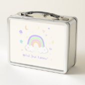Pastel Regenboog Dromen Lunchbox (Achterkant)