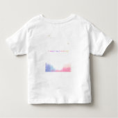 Pastel Regenboog Eenhoorn 1e Verjaardag T-shirt Me (Achterkant)