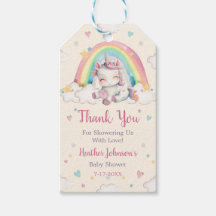Pastel Regenboog Eenhoorn Baby Shower
