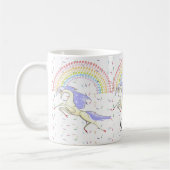 Pastel Regenboog Eenhoorn Mok (Links)