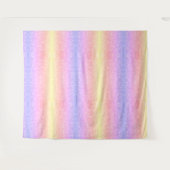 Pastel Regenboog Glitter Wandkleed (Voorkant (horizontaal))