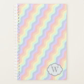Pastel Regenboog Golven Planner (Voorkant)