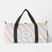 Pastel Regenboog Golven Plunjezak (Voorkant)