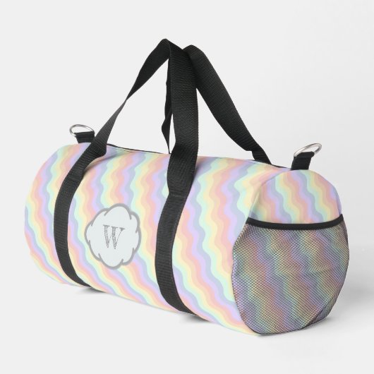 Pastel Regenboog Golven Plunjezak (Rechterhoek)