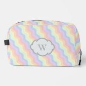Pastel Regenboog Golven Toilettasje (Voorkant)