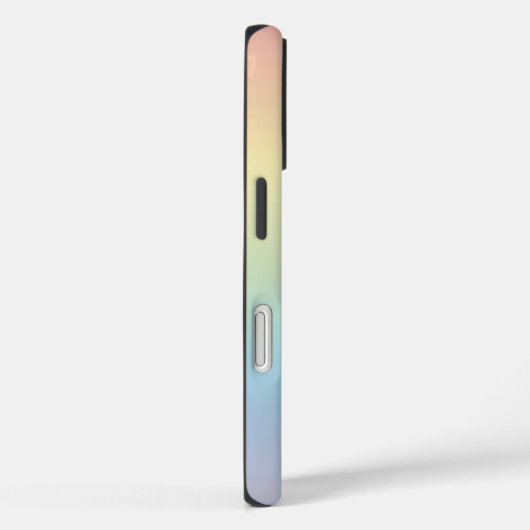 Pastel Regenboog Gradiënt Monogram Case-Mate iPhone Case (Achterkant / Rechts)