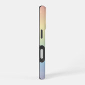 Pastel Regenboog Gradiënt Monogram iPhone 16 Hoesje (Rechterkant)