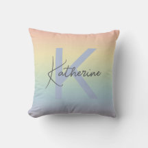 Pastel Regenboog Gradiënt Monogram