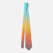 Pastel Regenboog Gradiënt Nekband Zachte Multikleu Stropdas (Achterkant)