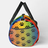 Pastel Regenboog Gradiënt Pootafdruk Tas (Rechts)