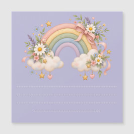 Pastel regenboog kantoorartikelen