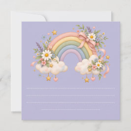 Pastel regenboog kantoorartikelen