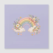 Pastel regenboog kantoorartikelen