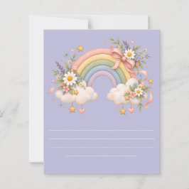 Pastel regenboog kantoorartikelen