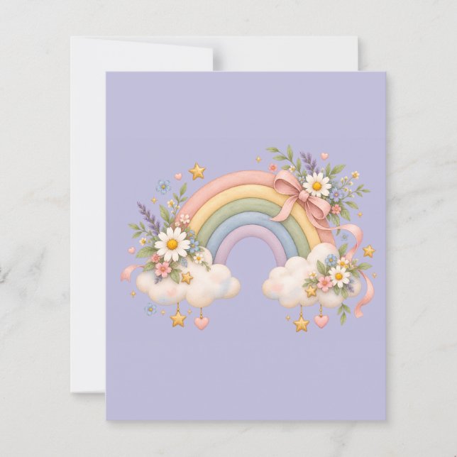 Pastel regenboog kantoorartikelen  (Voorkant)