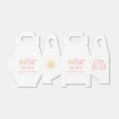 Pastel Regenboog Kleine Miss ONEderful Regenboog G Bedankdoosjes (Uitgevouwen)