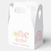 Pastel Regenboog Kleine Miss ONEderful Regenboog G Bedankdoosjes (Geopend)
