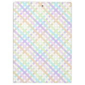 Pastel Regenboog Klembord (Achterkant)