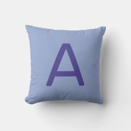 Pastel Regenboog Kleur Alfabet Initiaal Kwekerij Kussen