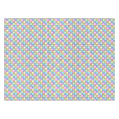 Pastel Regenboog Kleur Puzzel Geometrisch Patroon Tafelkleed (Voorkant (Horizontaal))