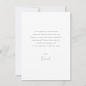 Pastel Regenboog Kleurblok Strepen Foto Bedankt (Achterkant)