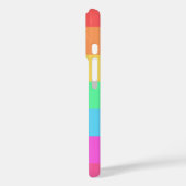 Pastel Regenboog Kleuren Strepen Ontwerp Case-Mate iPhone Case (Achterkant / Links)
