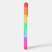 Pastel Regenboog Kleuren Strepen Ontwerp Case-Mate iPhone Case (Achterkant / Rechts)