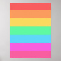 Pastel Regenboog Kleuren Strepen Ontwerp