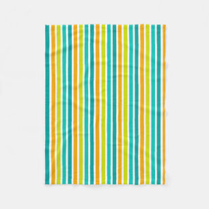 Pastel Regenboog Kleurrijke Sterren Zwarte Sterren Fleece Deken