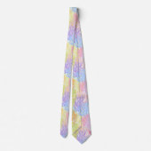 Pastel Regenboog Koraalrif Stropdas (Achterkant)