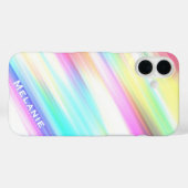 Pastel Regenboog Kwaststreken Persoonlijk Case-Mate iPhone Case (Achterkant (horizontaal))