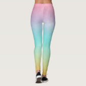 Pastel Regenboog Leggings (Achterkant)