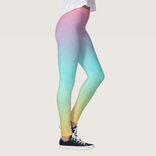Pastel Regenboog Leggings (Rechts)
