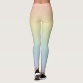 Pastel Regenboog  Leggings (Achterkant)